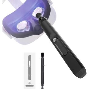 قلم تنظيف العدسات الاحترافي من VSGO مع فرشاة عدسة ناعمة وكربون بصري نانو متوافق مع ريفت S/اتش تي سي في/كوزموس سماعة بدون طيار وعدسة الكاميرا والغبار والعدسات البصرية وتنظيف بصمات الأصابع in Kuwait