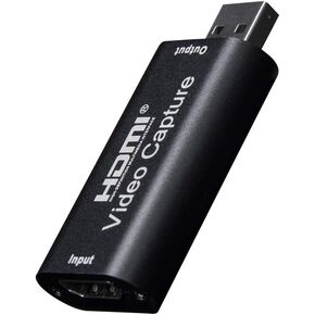 Audio Video Capture Cards,1080p30hz HDMI to USB 2.0 Capture Recording Box Compatible with Windows Linux Mac OS System YouTube OBS VLC Amcap for PS4/ Xbox/DSLR in Saudi Arabia