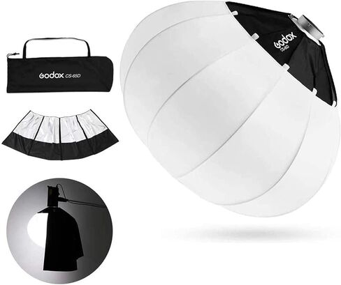 Godox CS-65D 26 Inch Lantern Softbox Soft Light with Bowens Mount Extends for Godox SL-60W VL150/VL200/VL300/SL150WII/SL200WII/UL150 LED Video Lights and Other Bowens Mount Light in Saudi Arabia