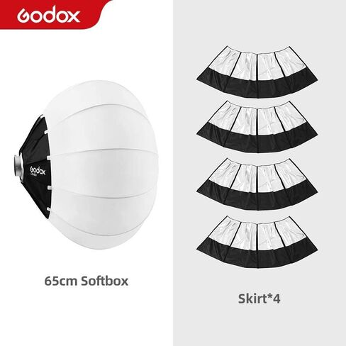 Godox CS-65D 26 Inch Lantern Softbox Soft Light with Bowens Mount Extends for Godox SL-60W VL150/VL200/VL300/SL150WII/SL200WII/UL150 LED Video Lights and Other Bowens Mount Light in Saudi Arabia