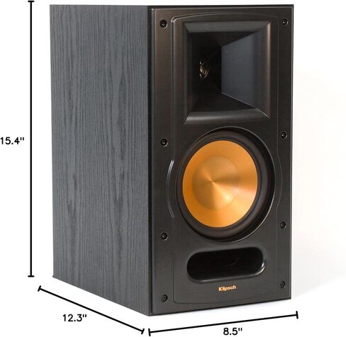 كليبشا مكبر صوت RB-61 II 100 وات RMS / 400 واط رف الكتب من ريفيرنس - اسود - زوج in Saudi Arabia