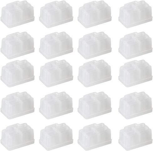 غطاء غطاء حماية لمنفذ إيثرنت سليكون من uxcell RJ45 مضاد للغبار 20 قطعة in Saudi Arabia