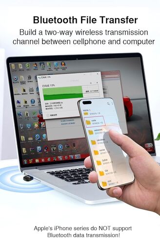 محول بلوتوث للكمبيوتر الشخصي USB Dongle: مستقبل إرسال لاسلكي مزدوج الوضع لجهاز كمبيوتر يعمل بنظام Windows - لسماعة رأس ماوس لوحة المفاتيح in Kuwait