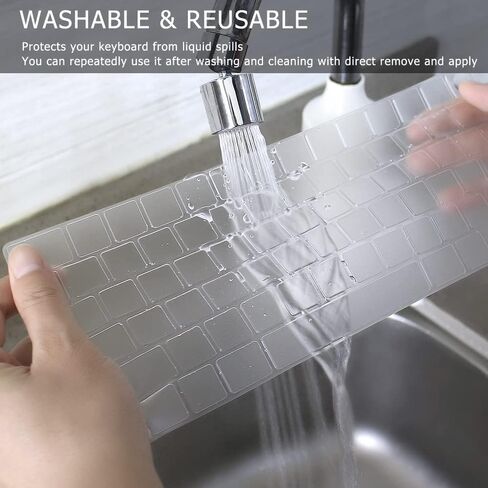 غطاء كيبورد شفاف لجهاز ماك بوك اير 15.3 انش 13.6 انش A2941 2681 M2 رقاقة تم إصداره في يونيو. ملحقات حماية رفيعة للغاية مصنوعة من البولي يوريثين الحراري بتصميم امريكي/كاليفورنيا 2023 in Kuwait