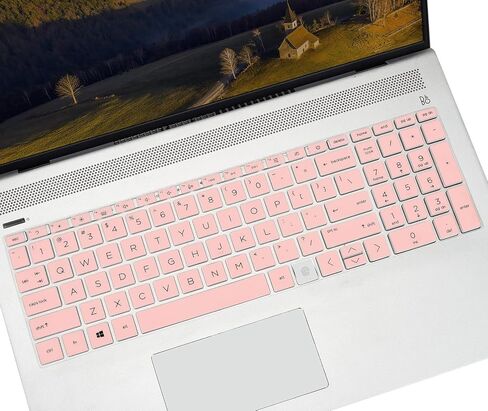 Keyboard Cover for 15.6" HP Envy x360 2-in-1 with Fingerprint Reader 15M-ED0013DX ED0023DX EE0013DX EE0023DX, HP Envy 17T 17M-CG0013DX 17t-CG000/CG100/g0019NR 17.3 inch Keyboard Skin -Clear in Saudi Arabia