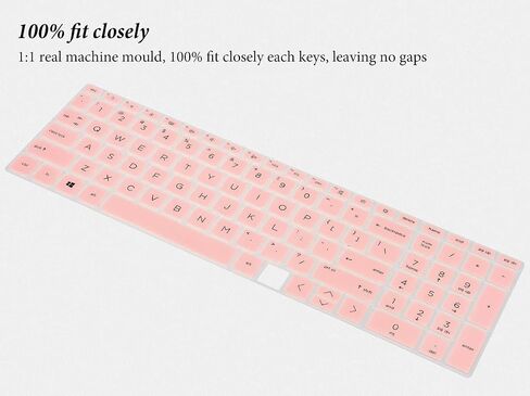 Keyboard Cover for 15.6" HP Envy x360 2-in-1 with Fingerprint Reader 15M-ED0013DX ED0023DX EE0013DX EE0023DX, HP Envy 17T 17M-CG0013DX 17t-CG000/CG100/g0019NR 17.3 inch Keyboard Skin -Clear in Saudi Arabia