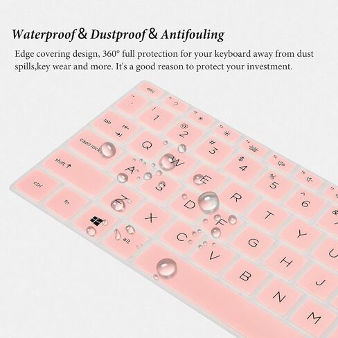 Keyboard Cover for 15.6" HP Envy x360 2-in-1 with Fingerprint Reader 15M-ED0013DX ED0023DX EE0013DX EE0023DX, HP Envy 17T 17M-CG0013DX 17t-CG000/CG100/g0019NR 17.3 inch Keyboard Skin -Clear in Saudi Arabia
