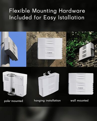 مفتاح Cqenpr داخلي/خارجي مقاوم للماء ومتحرك بتقنية AI PoE، IEEE 802.3af/at/bt، AI Watchdog، مخرج PoE++ BT بقدرة 60 وات، غير مُدار.... (في الهواء الطلق 8 منافذ poe) in Kuwait