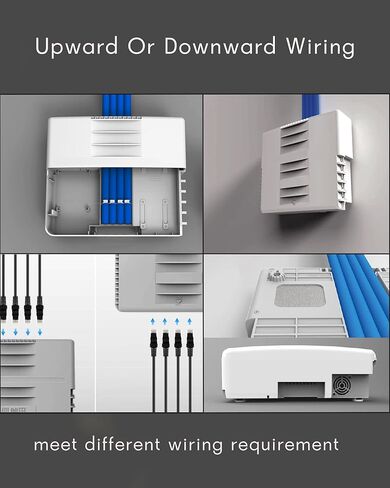مفتاح Cqenpr داخلي/خارجي مقاوم للماء ومتحرك بتقنية AI PoE، IEEE 802.3af/at/bt، AI Watchdog، مخرج PoE++ BT بقدرة 60 وات، غير مُدار.... (في الهواء الطلق 8 منافذ poe) in Kuwait