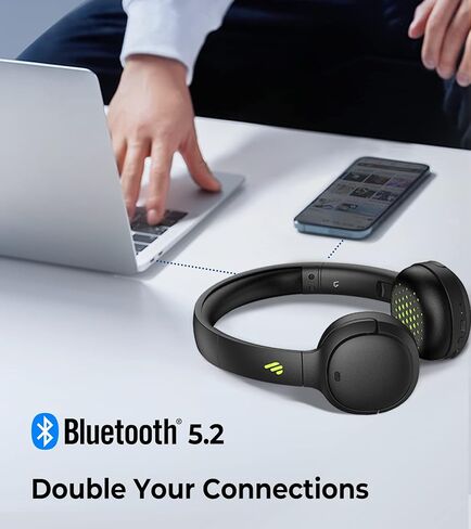 Edifier H650 Hi-Fi On-Ear Headphones - Noise-isolating Foldable and Lightweight Headphone - Fit Adults and Kids - Orange in Saudi Arabia
