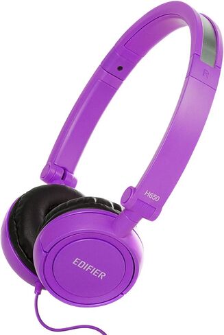 Edifier H650 Hi-Fi On-Ear Headphones - Noise-isolating Foldable and Lightweight Headphone - Fit Adults and Kids - Orange in Saudi Arabia