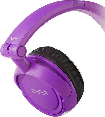 Edifier H650 Hi-Fi On-Ear Headphones - Noise-isolating Foldable and Lightweight Headphone - Fit Adults and Kids - Orange in Saudi Arabia