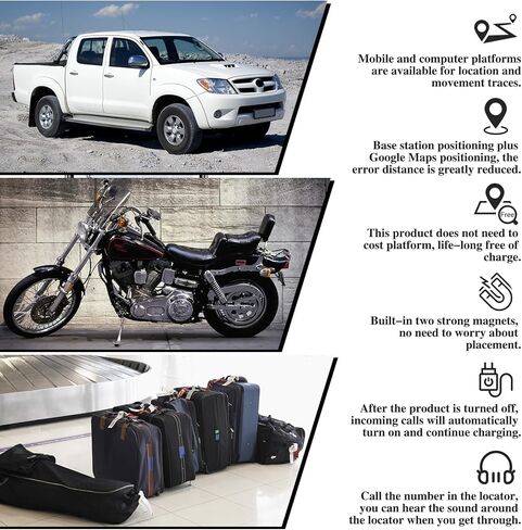 جهاز تتبع GPS صغير للسيارة، جهاز تتبع GPS للمركبات، جهاز تتبع GPS مغناطيسي محمول في الوقت الحقيقي، متتبع موقع التغطية العالمية الكاملة للسيارة والشاحنات/الشخص. لا يوجد اشتراك مطلوب 2024 الوضع الجديد in Kuwait