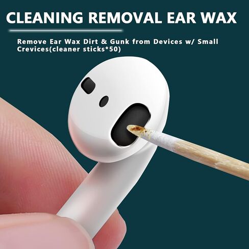 Earbud Cleaning Putty Kit for Airpods,Airpod Cleaner kit,Remove Ear Wax,Dirt & Gunk from Devices w/Small Crevices,Various Cleaning Tools for Bluetooth Earbuds,Cellphones,Wireless Earphones in Kuwait