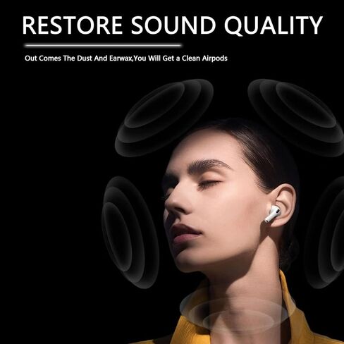 Earbud Cleaning Putty Kit for Airpods,Airpod Cleaner kit,Remove Ear Wax,Dirt & Gunk from Devices w/Small Crevices,Various Cleaning Tools for Bluetooth Earbuds,Cellphones,Wireless Earphones in Kuwait