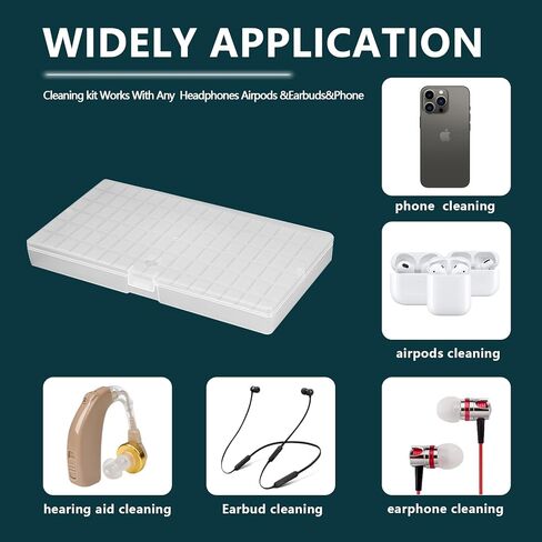 Earbud Cleaning Putty Kit for Airpods,Airpod Cleaner kit,Remove Ear Wax,Dirt & Gunk from Devices w/Small Crevices,Various Cleaning Tools for Bluetooth Earbuds,Cellphones,Wireless Earphones in Kuwait