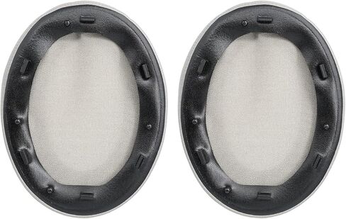 وسائد أذن بديلة لسماعات سوني WH-1000XM3، مع جلد ناعم الملمس، وإسفنج ميموري عازل للضوضاء (فضي) in Kuwait