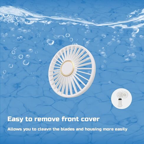 مروحة محمولة باليد من لوكارني، مروحة شخصية صغيرة، مروحة مكتب USB، مروحة يد قابلة للطي بزاوية 90 درجة، تعرض الطاقة المتبقية في الوقت الحقيقي، مروحة صغيرة جدًا بـ 5 سرعات، مروحة رموش للمكياج in Kuwait