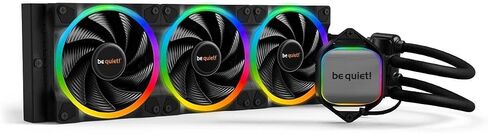 be quiet! Pure Loop 2 FX 360mm, CPU Liquid Cooler, ARGB LED Illumination, 3X Light Wings PWM high-Speed Fan -BW015 & Light Wings 120mm PWM high-Speed, Premium ARGB Cooling Fan, 4-Pin, BL073,Black in Saudi Arabia