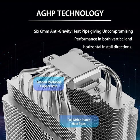 مبرد هواء Thermalright Peerless Assassin 120 CPU، 6 أنابيب حرارية، مروحة TL-C12 PWM مزدوجة 120 مم، غطاء مبدد حرارة من الألومنيوم، تقنية AGHP، لـ AMD AM4/AM5 Intel LGA 1700/115X/1200/2011/2066 (PA120) in Saudi Arabia