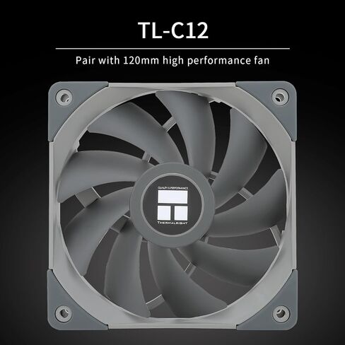 مبرد هواء Thermalright Peerless Assassin 120 CPU، 6 أنابيب حرارية، مروحة TL-C12 PWM مزدوجة 120 مم، غطاء مبدد حرارة من الألومنيوم، تقنية AGHP، لـ AMD AM4/AM5 Intel LGA 1700/115X/1200/2011/2066 (PA120) in Saudi Arabia
