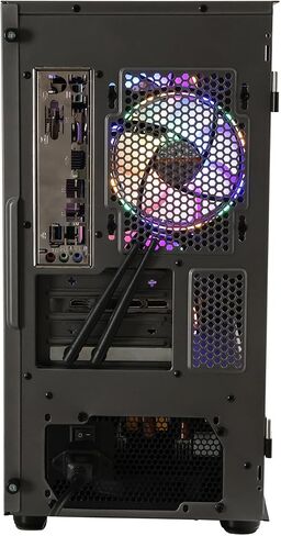 كمبيوتر مكتبي للألعاب MXZ، AMD Ryzen 5 5600، RX6700XT، 16 جيجابايت DDR4، NVME 1 T SSD، مراوح 6RGB، Win 11 Pro جاهز، كمبيوتر مكتبي للألعاب (R5 5600 | RX 6700XT) in Kuwait