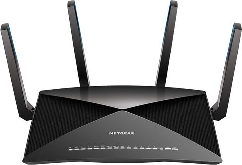 NETGEAR Nighthawk X10 AD7200 802.11ac/ad Quad-Stream WiFi Router, 1.7GHz Quad-core Processor, Plex Media Server, Compatible with Amazon Alexa (R9000) (Renewed) in Kuwait