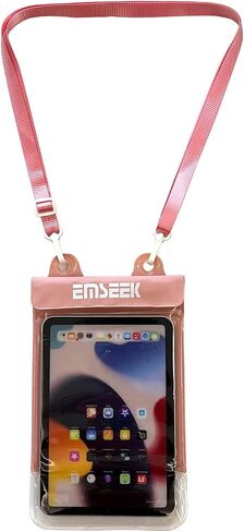 EMSEEK حافظة قارئ الكتب الإلكترونية المقاومة للماء، غطاء لوحي مقاوم للماء، حقيبة قارئ الكتب الإلكترونية الجافة، حقيبة حامل مقاومة للماء لأمازون كيندل بيبر وايت أواسيس فاير 7 IPAD Mini Passport Wallet Key Fob Money Phone (أزرق) in Kuwait