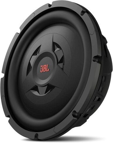 JBL Club WS1000 - 10" shallow mount subwoofer w/SSI™ (Selectable Smart Impedance) switch from 2 to 4 ohm, Black in Saudi Arabia