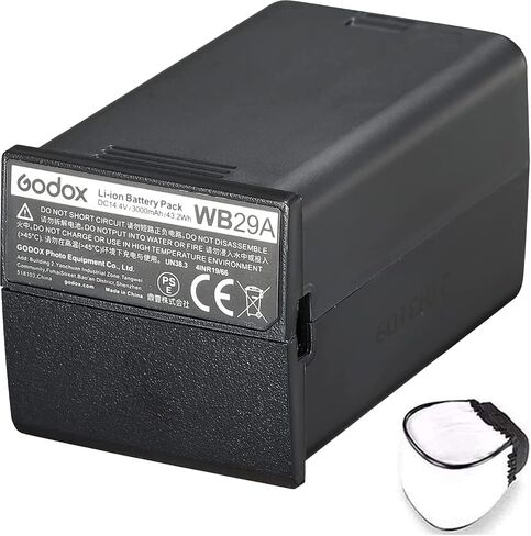 استبدال بطارية Godox WB29، Godox WB19A 14.4V 3000mAh لـ Godox AD200 Pro وGodox AD200 ضوء فلاش الجيب (Godox WB29A هو إصدار محدث من Godox WB29) in Saudi Arabia