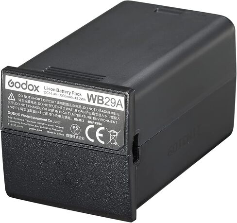 استبدال بطارية Godox WB29، Godox WB19A 14.4V 3000mAh لـ Godox AD200 Pro وGodox AD200 ضوء فلاش الجيب (Godox WB29A هو إصدار محدث من Godox WB29) in Saudi Arabia