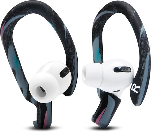 WC HookZ - خطافات فوق الأذن مطورة لأجهزة AirPods Pro وAirPods 1 و2 و3-2 متضمنة في العبوة، خطاف فريد من نوعه على اليسار واليمين، لا يتناسب مع النظارات، مصنوع بواسطة Wicked Cushions | الشتاء الأبيض in Saudi Arabia