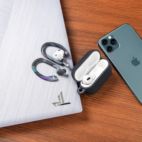 WC HookZ - خطافات فوق الأذن مطورة لأجهزة AirPods Pro وAirPods 1 و2 و3-2 متضمنة في العبوة، خطاف فريد من نوعه على اليسار واليمين، لا يتناسب مع النظارات، مصنوع بواسطة Wicked Cushions | الشتاء الأبيض in Saudi Arabia