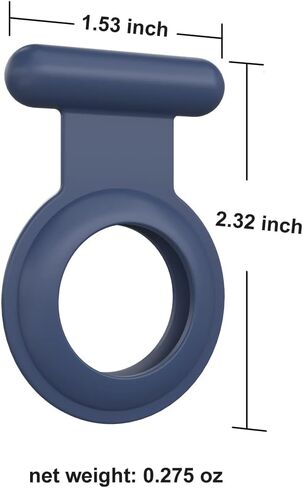 AirTag Holder with Safety Pin(2 Pack, Black), Hidden Wearable AirTag Case with Badge Brooch Clip for Clothes of Kids, Teens, Toddler. Compatible with Apple Air Tag GPS Tracker in Kuwait