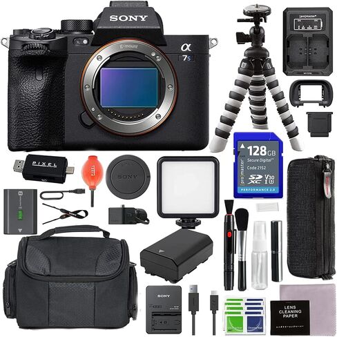 Sony Alpha a7S III Mirrorless Full Frame Camera Bundle with Extra Battery, 128GB Memory Card, Flexible Tripod, + More | Sony a7SIII in Kuwait