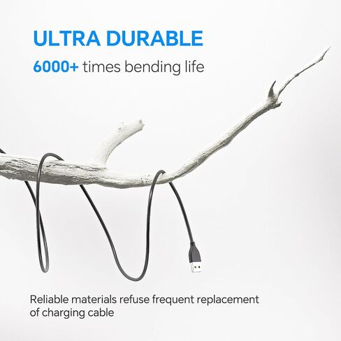 Dismau Charger for Fitbit Versa 2, Replacement Charging Cable Dock Cradle with 3.3ft USB Cord for Fitbit Versa 2 Smartwatch in Saudi Arabia
