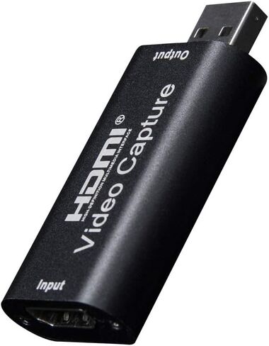 بطاقات تسجيل صوت وفيديو، صندوق تسجيل 1080p30hz HDMI الى USB 2.0 متوافق مع نظام تشغيل ويندوز لينكس Mac OS يوتيوب OBS VLC Amcap لبلاي ستيشن 4/ اكس بوكس/ دي اس ال ار in Saudi Arabia