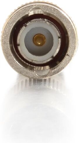 Legrand - C2G F-Type Coaxial Cable Adapter with BNC Male to F-Type Female Adapter, Silver Coaxial Cable Converter with F-Type to BNC, 1 Count, C2G 27289 in Saudi Arabia