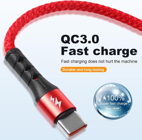 SIQIWO Multi USB C Cable Fast Charging 4FT/2 Pack, 4 in 1 Charger Cord in Kuwait