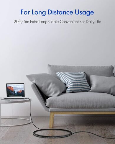 [عبوتان، 10 أقدام] كابل USB C طويل إلى USB C، سلك شاحن سريع 60 وات من النوع C متوافق مع Samsung Galaxy S23 S22 S21 S20 Ultra Plus 5G Note 20 10 A80 A75 A72، Pixel 7 7pro 6 5 3 4a XL، Pad Air/ طليعة in Kuwait
