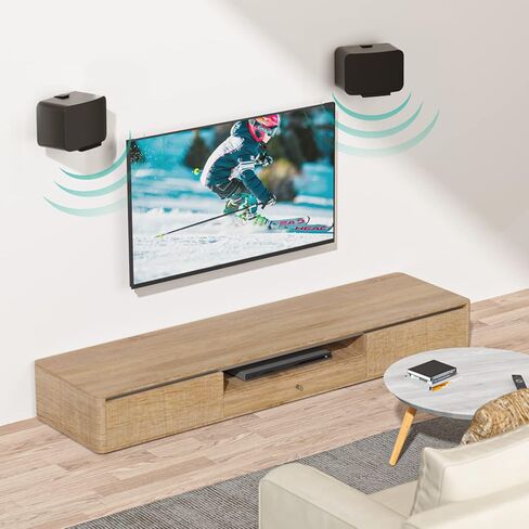 WALI Speaker Wall Mount Brackets for SONOS Play 5 Gen2 (1 Pack, Black) in Saudi Arabia