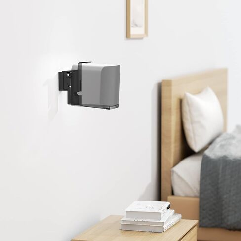 WALI Speaker Wall Mount Brackets for SONOS Play 5 Gen2 (1 Pack, Black) in Saudi Arabia