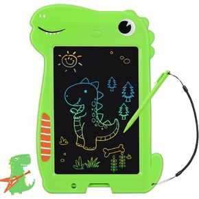 جهاز لوحي للكتابة LCD من Merabufa للأطفال أساسيات السفر مقاس 10 بوصات للكتابة للأطفال الصغار، هدية عيد ميلاد عيد الميلاد للأطفال بعمر 3 4 5 6 7 سنوات للأولاد والبنات لوحة رسم ديناصور للأطفال in Kuwait