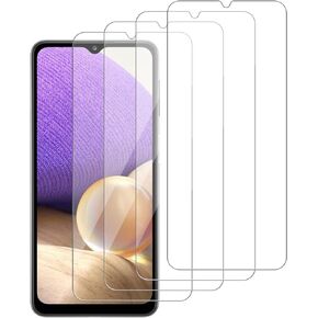 iCsapr [4 Pack] Glass Screen Protector Compatible for Samsung Galaxy A32 5G [Not for A32 4G][9H Hardness]-HD Screen Tempered Glass, Easy Install-[Case Friendly] 2.5D Edge