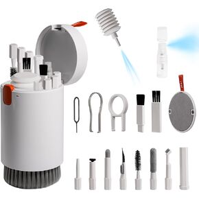 Glonsu Multi-Tool Cleaning Kit, 20-in-1 iPhone Cleaning Kit for Charging Port, Cleaner Kit for iPhone, Laptop, Screen, Keyboard, Airpods, Camera Lens, Computer, MacBook, Earbud, Watch, iPhone Speaker in Saudi Arabia