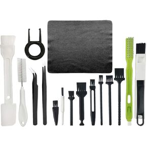 فرشاة تنظيف لوحة المفاتيح البلاستيكية 19 في 1، مجموعة تنظيف لوحة مفاتيح السيارة المضادة للكهرباء الساكنة in Kuwait