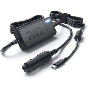 Pwr USB-C CAR Charger for Dell Latitude 11 12 13 5175 5285 5289 7275 7285 7370, Dell XPS 12 13 9370 9365, Dell Chromebook 11 3100 5190 - UL Listed 10 Ft Power Supply Cord 90W in Saudi Arabia