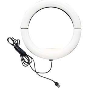 FUTOBOOZ 360 ملحقات كشك الصور 14 بوصة عكس الضوء LED ضوء حلقة سيلفي للبث المباشر/الفيديو/التصوير الفوتوغرافي/Tiktok/يوتيوب/المكياج in Kuwait