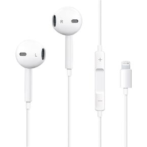 Earbuds Wired Headphones, Earphones with Built-in Microphone & Volume Control, Remote Music Control, Phone Calls, Noise Isolating Headsets Compatible with iPhone 14/13/12/11/XR/XS/X/8/7/SE/Pro Max in Kuwait