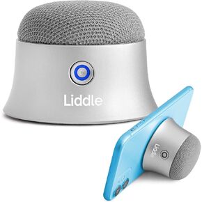 Liddle Speaker Magnetic Small Bluetooth Speaker Support MagSafe for iPhone 12/13/14, Wall Mountable Mini Bluetooth Speaker for Golf Cart, Magnetic Attach to Anywhere, True Wireless Speaker (Silver)
